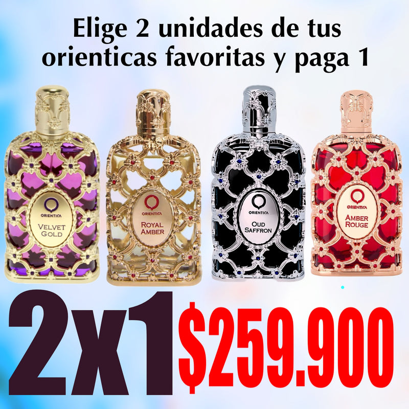 2X1 PERFUME ORIENTICA/ PAGA UNO LLEVA DOS X 225.900